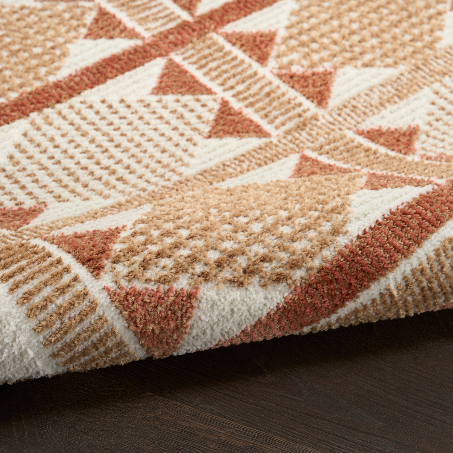 Nourison Home Nordic  Rust  Contemporary