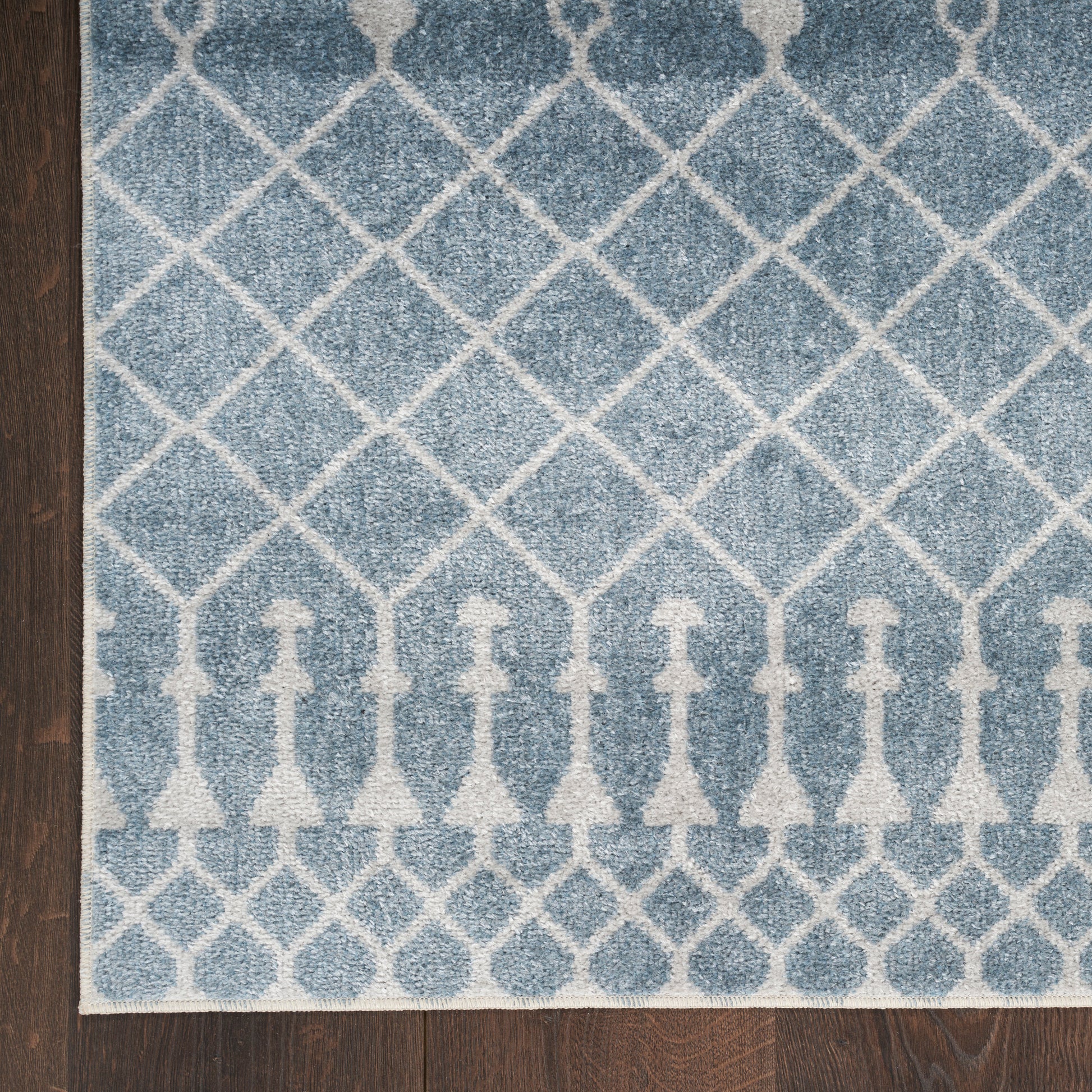 Nourison Home Astra Machine Washable  Blue  Transitional