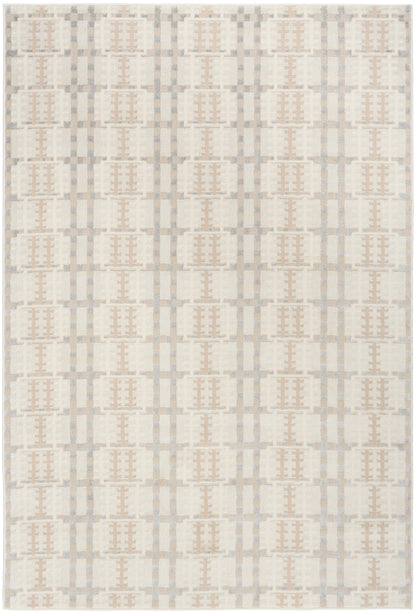 Nourison Home Nordic NRC08 Ivory Multicolor Contemporary Power-loomed Rug