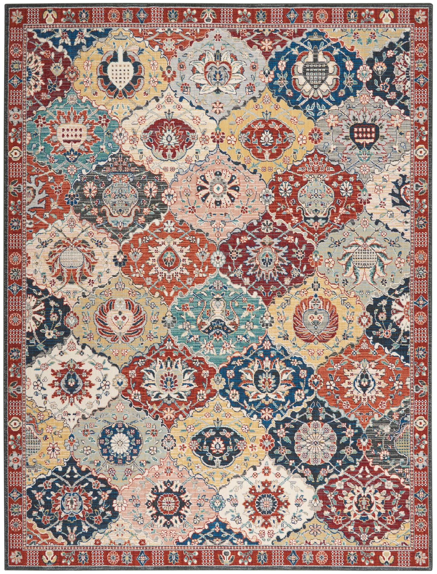 Nourison Home Parisa PSA05 Multicolor Transitional Loom-woven Rug