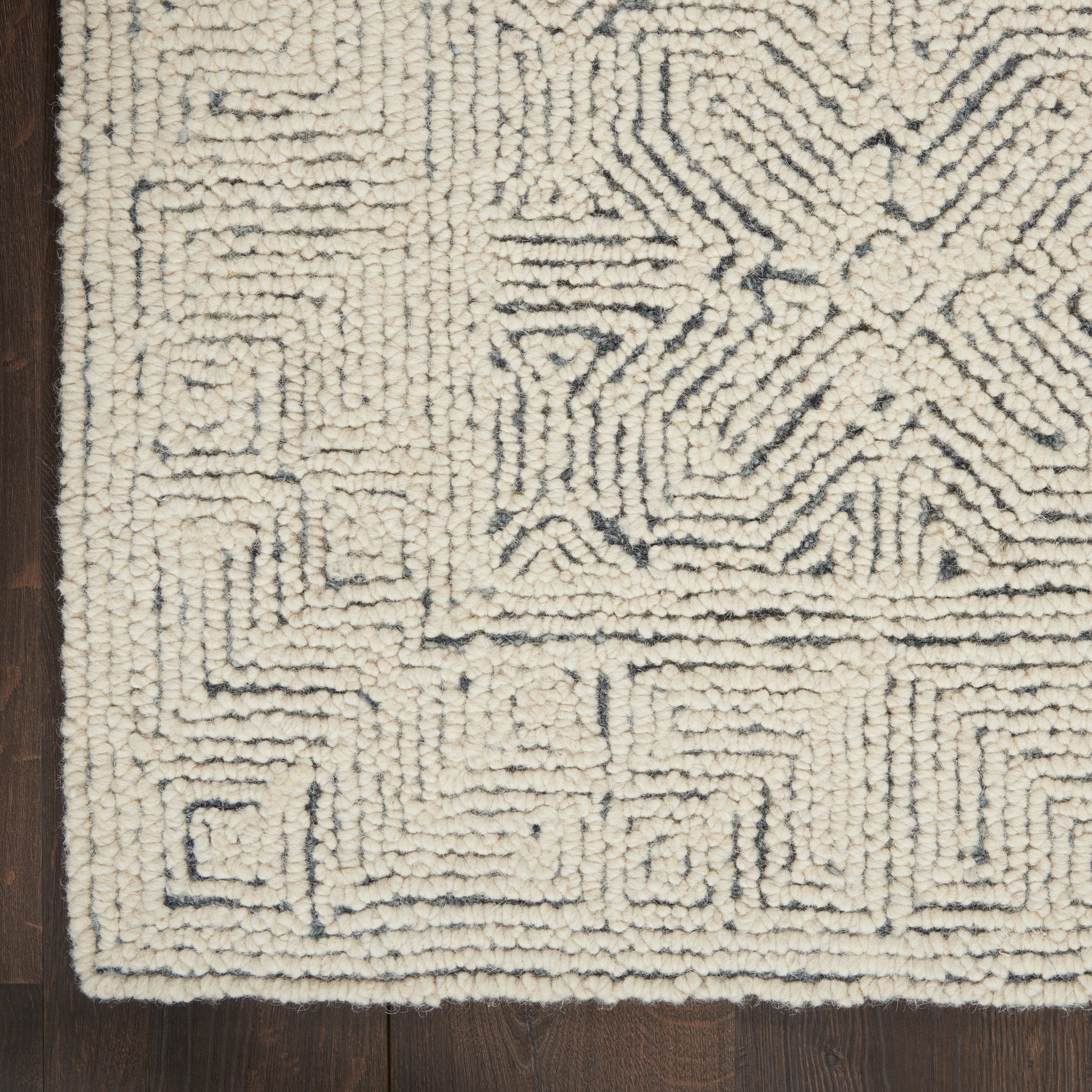 Nourison Home Colorado  Ivory Navy  Contemporary