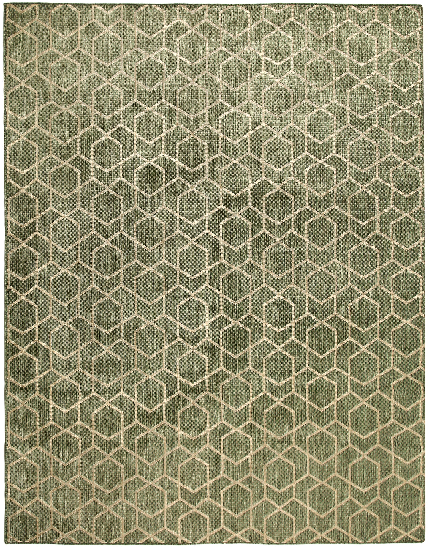 Nourison Home Horizon Indoor/Outdoor HOZ01 Green Contemporary Power-loomed Rug
