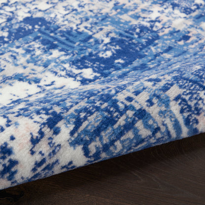 Nourison Home Whimsicle  Blue Ivory  Contemporary