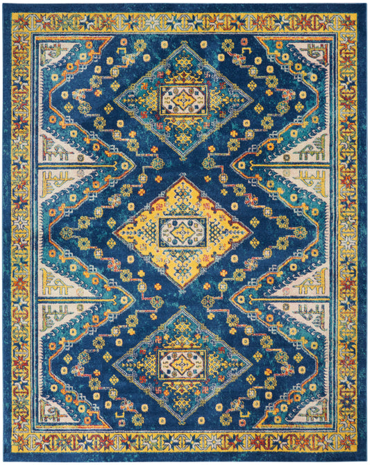 Nourison Home Allur  Navy Multicolor  Transitional