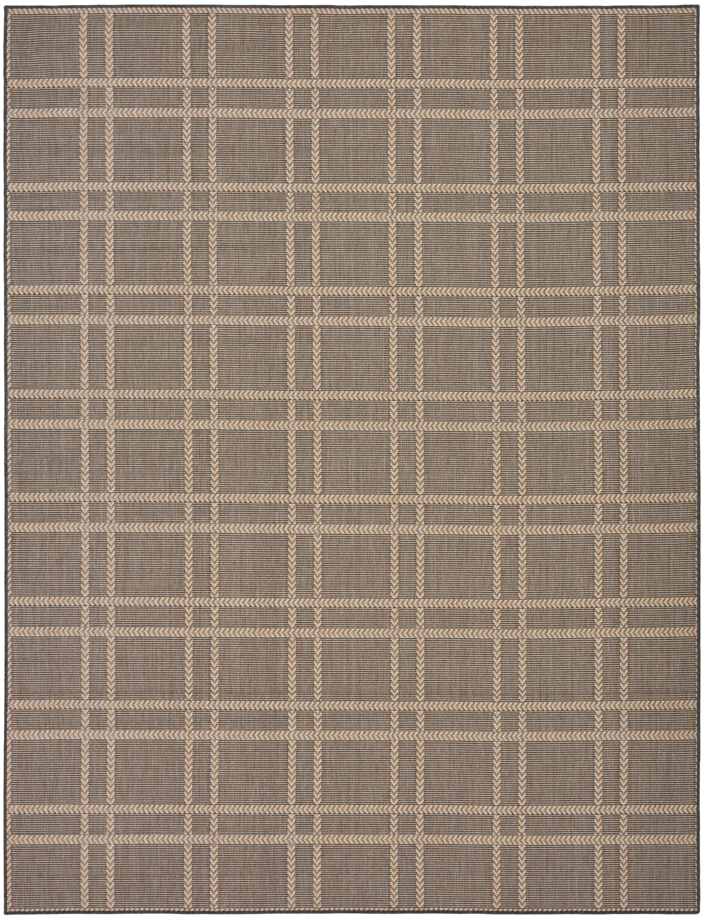 Nourison Home Horizon Indoor/Outdoor  Charcoal  Contemporary