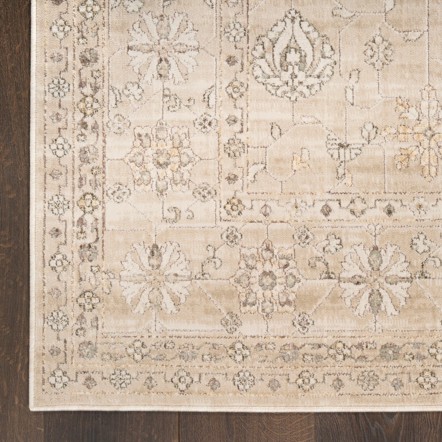 Nourison Home Soft Mist  Beige Grey  Traditional