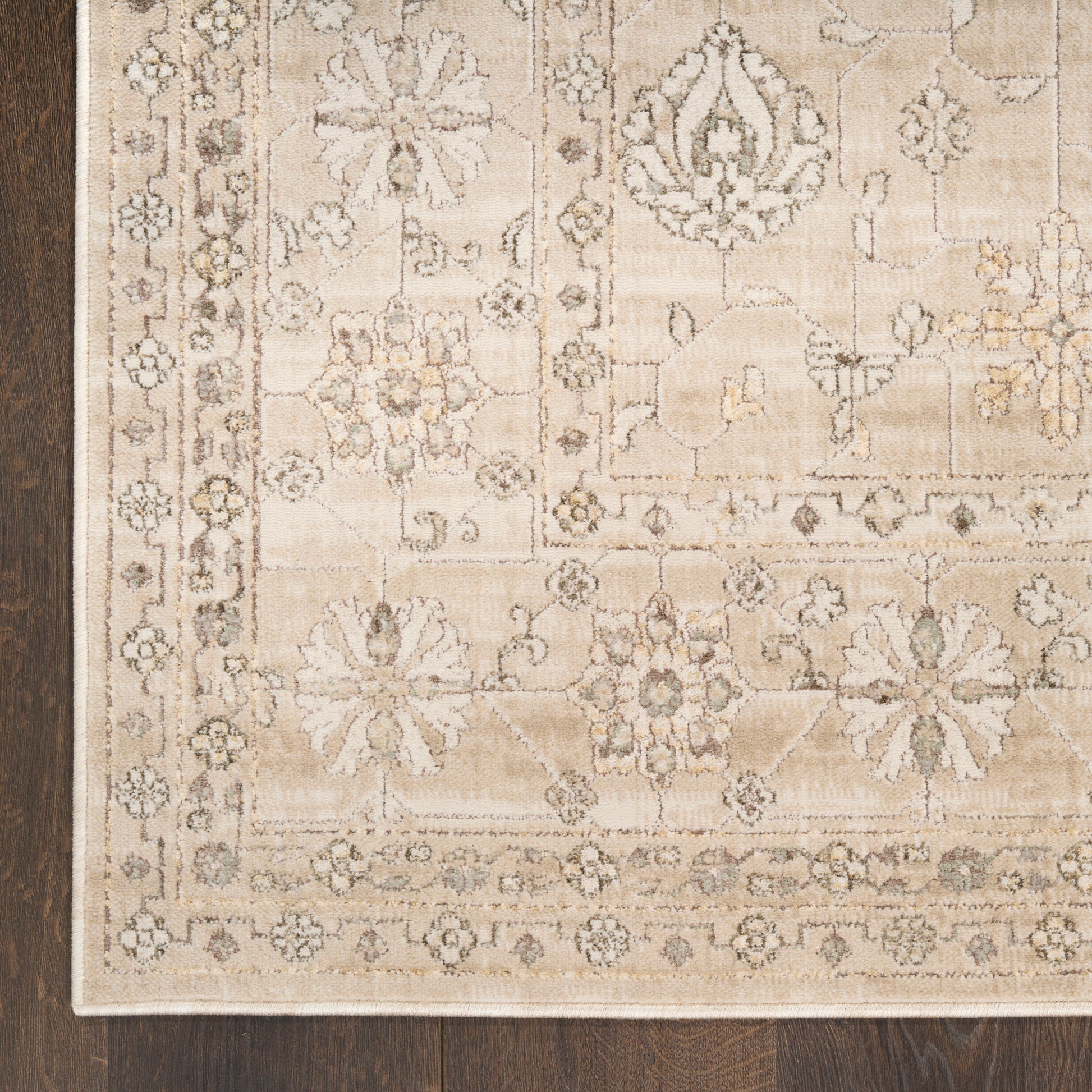 Nourison Home Soft Mist  Beige Grey  Traditional