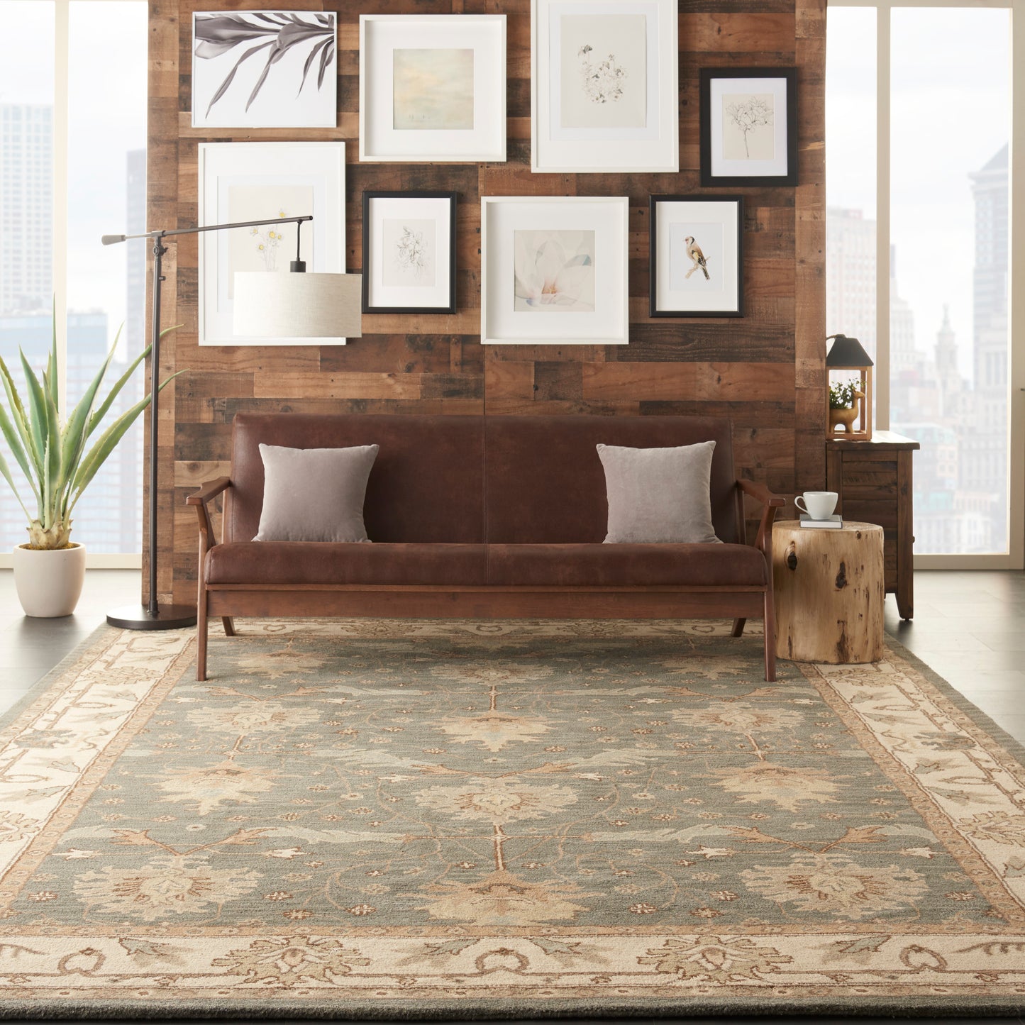 Nourison Home India House  Blue  Traditional