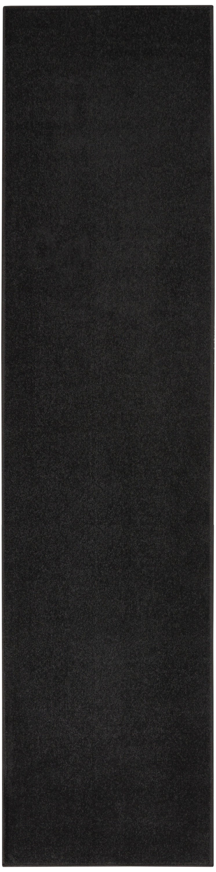 Nourison Home Nourison Essentials NRE01 Black Contemporary Power-loomed Rug
