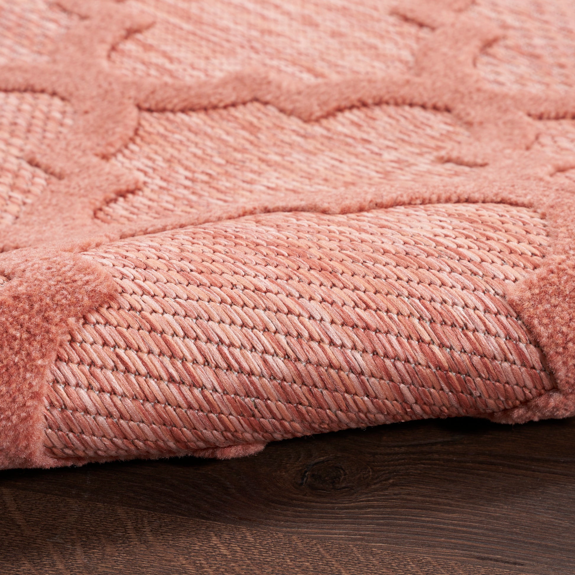 Nourison Home Easy Care  Coral Orange  Contemporary