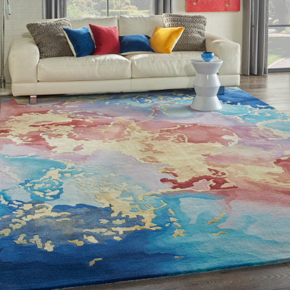 Nourison Home Prismatic  Multicolor  Contemporary