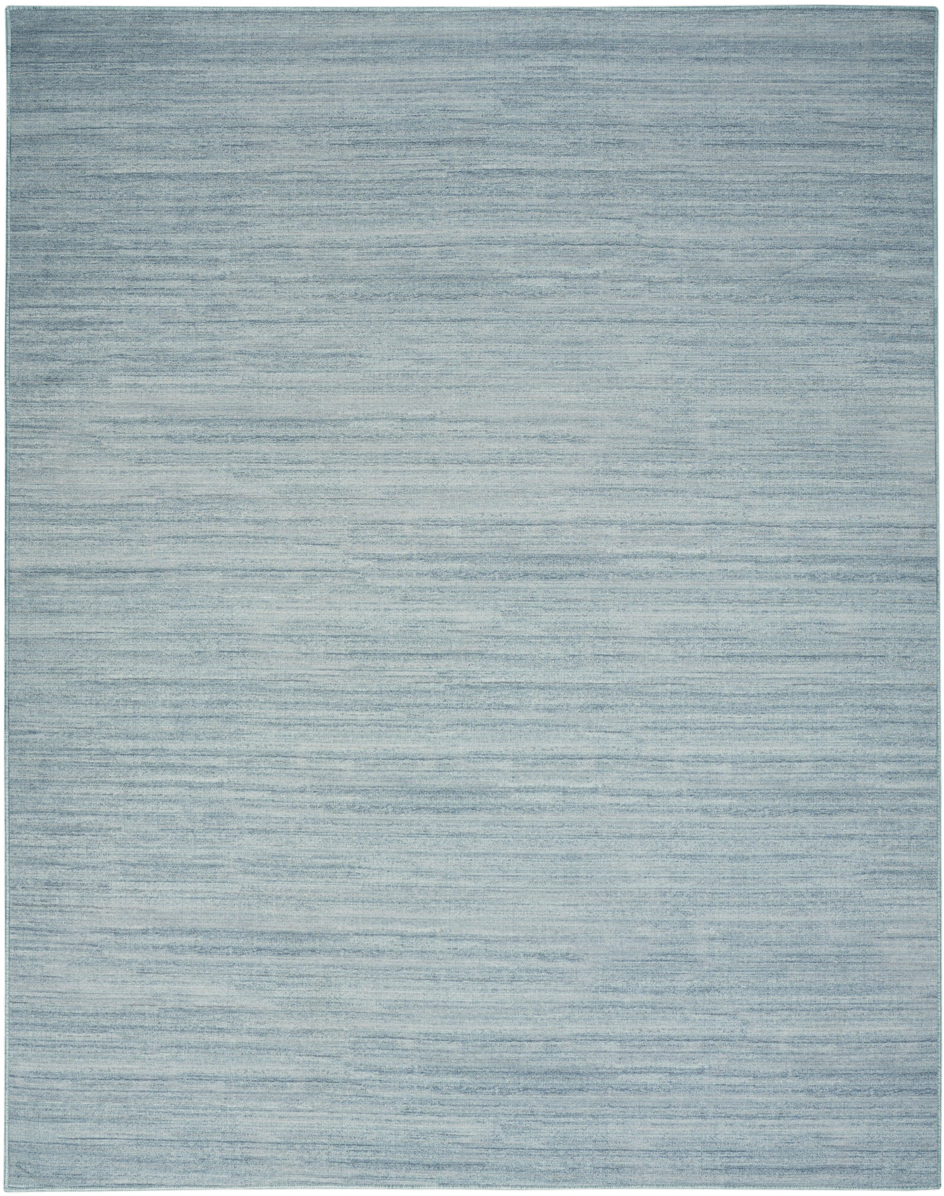 Nourison Home Washable Essentials  Aqua  Contemporary