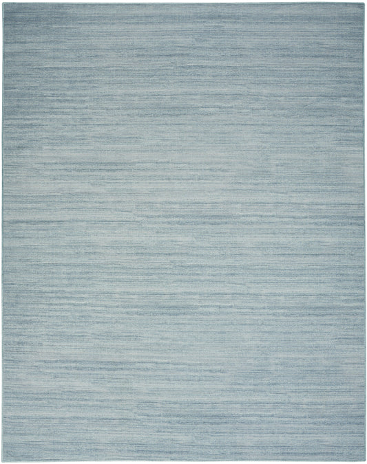 Nourison Home Washable Essentials  Aqua  Contemporary