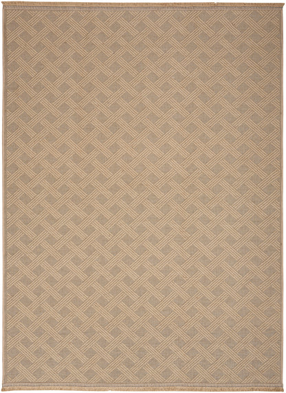 Nourison Home Washable Jute WSJ02 Natural Contemporary Loom-woven Rug