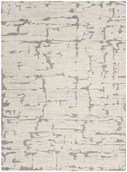 Calvin Klein CK009 Sculptural SCL01 Grey Contemporary Hand Tufted Rug