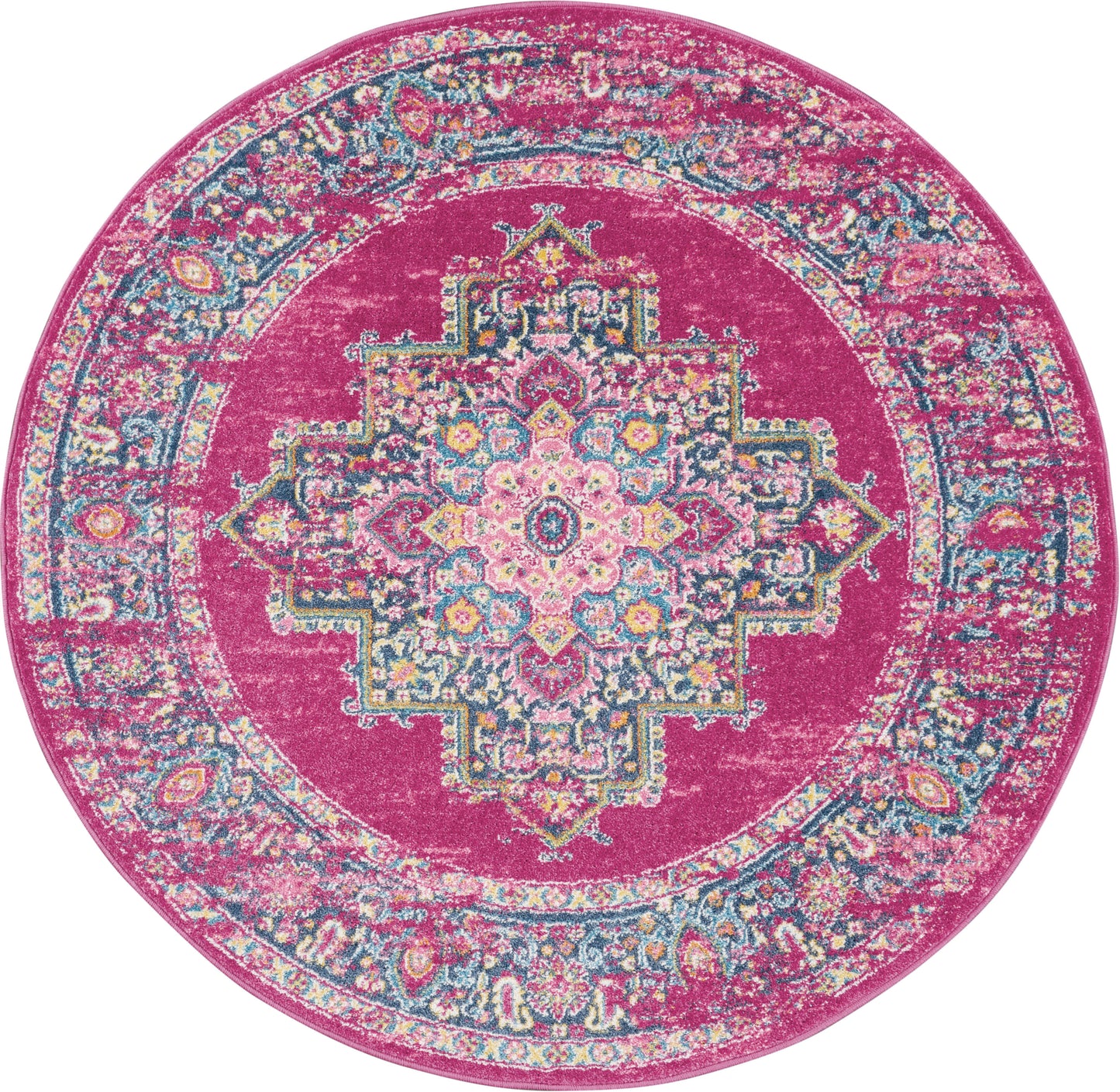 Nourison Home Passion PSN03 Fuchsia Transitional Power-loomed Rugs