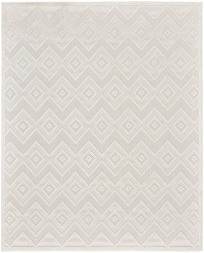 Nourison Home Versatile NRV01 Ivory White Contemporary Flat Weave Rug