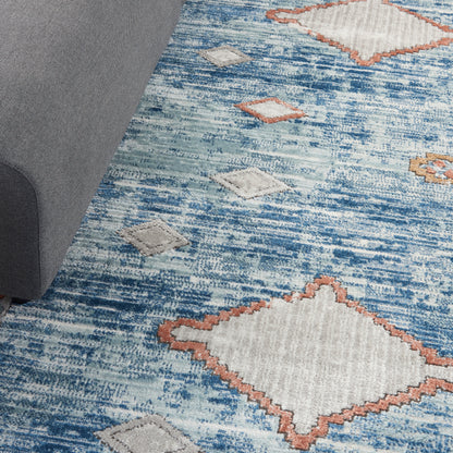 Nourison Home Quarry  Blue  Contemporary