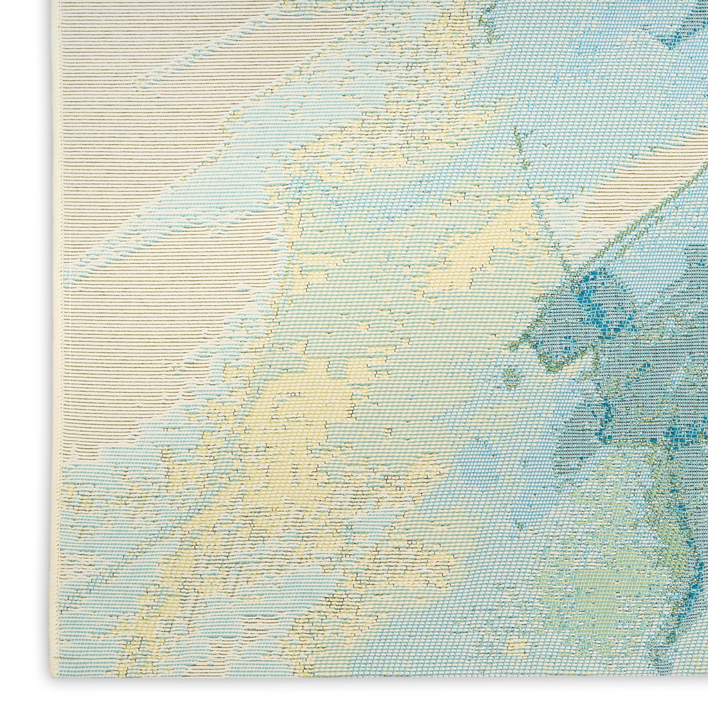 Nourison Home Color Splash  Ivory Blue  Contemporary