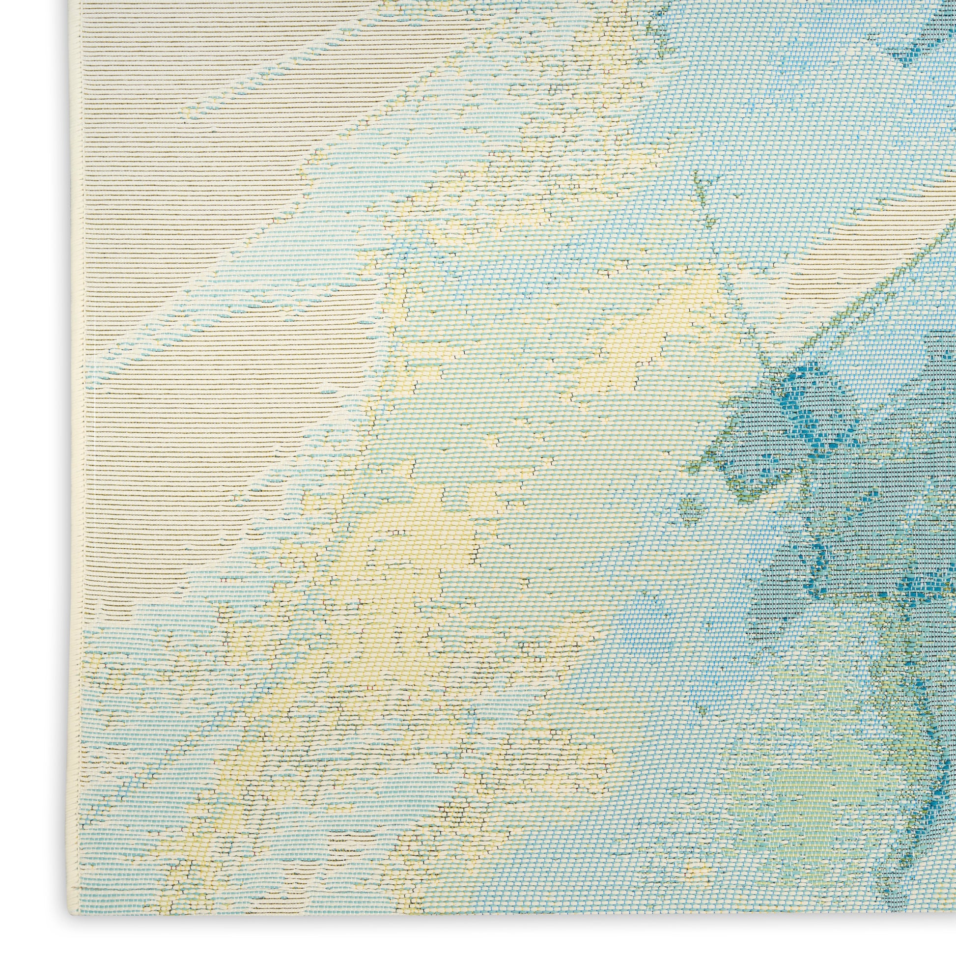 Nourison Home Color Splash  Ivory Blue  Contemporary