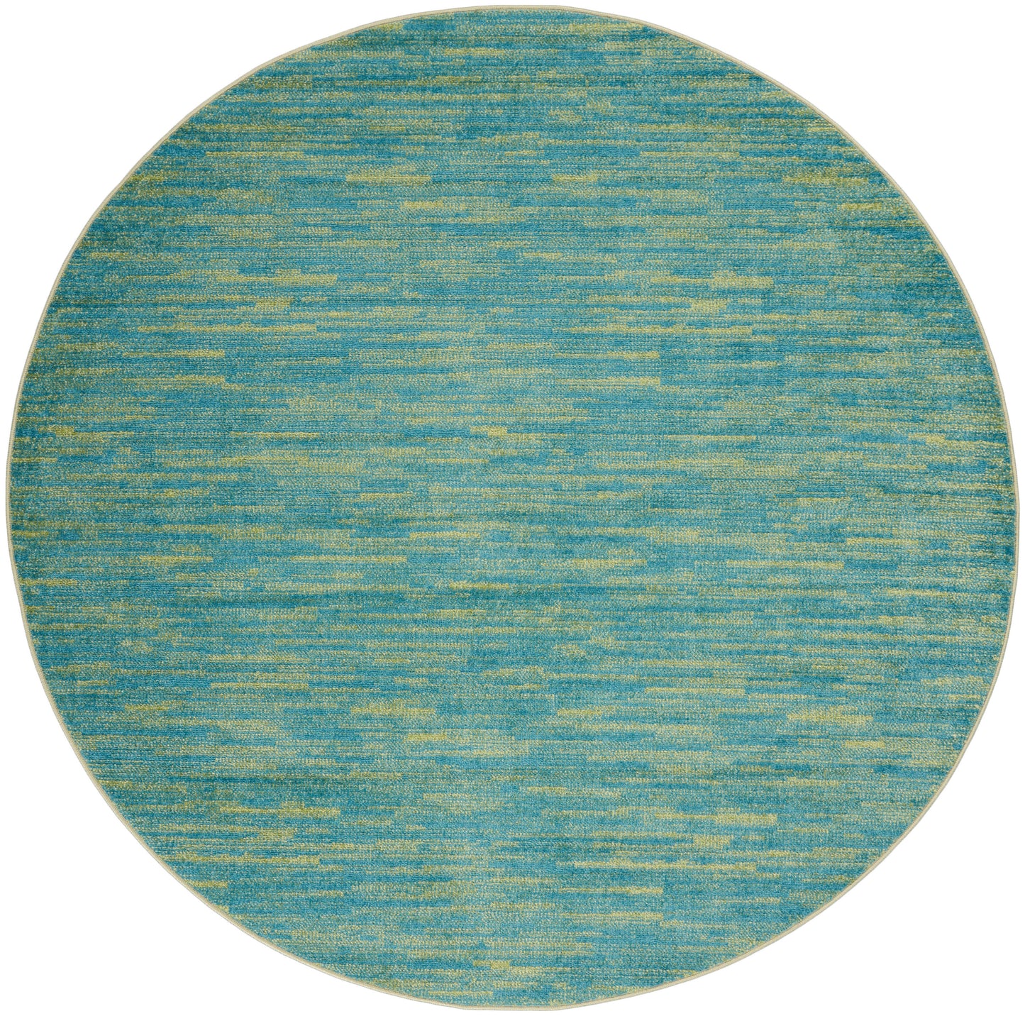 Nourison Home Nourison Essentials NRE01 Blue Green Contemporary Power-loomed Rug