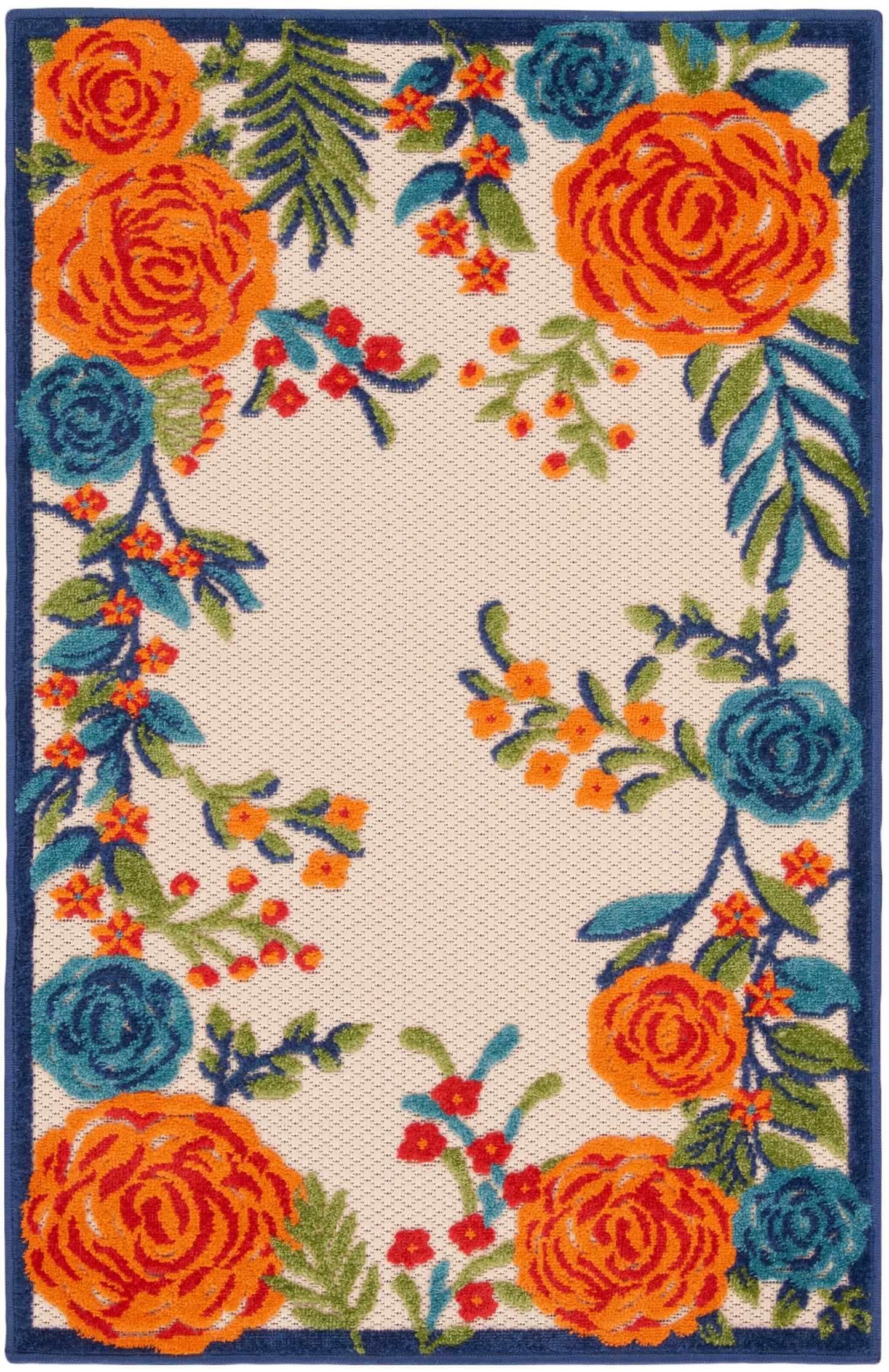 Nourison Home Aloha ALH32 Multicolor Contemporary Power-loomed Rugs
