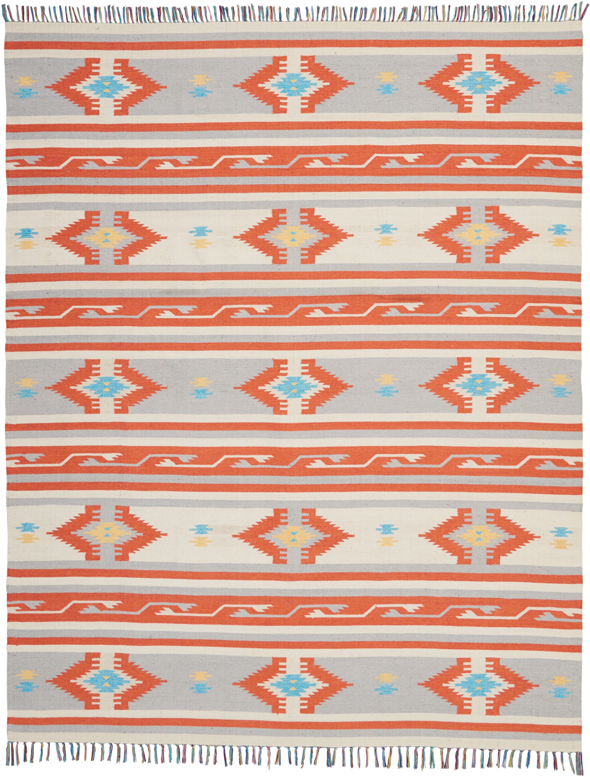 Nourison Home Baja  Ivory Grey  Transitional