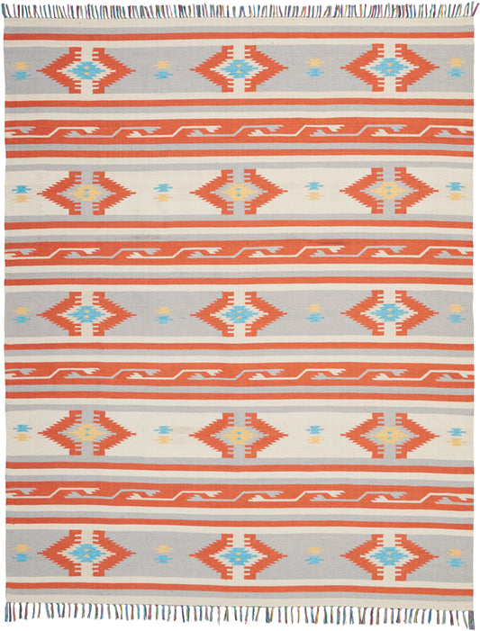 Nourison Home Baja  Ivory Grey  Transitional