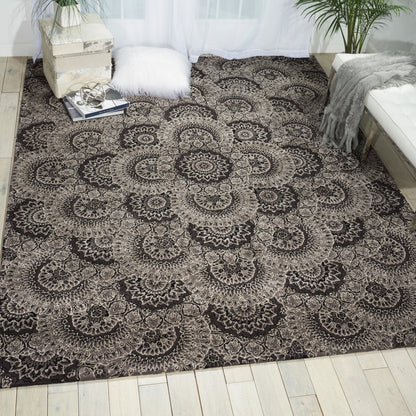 Nourison Home Nourison 2000  Black Grey  Traditional