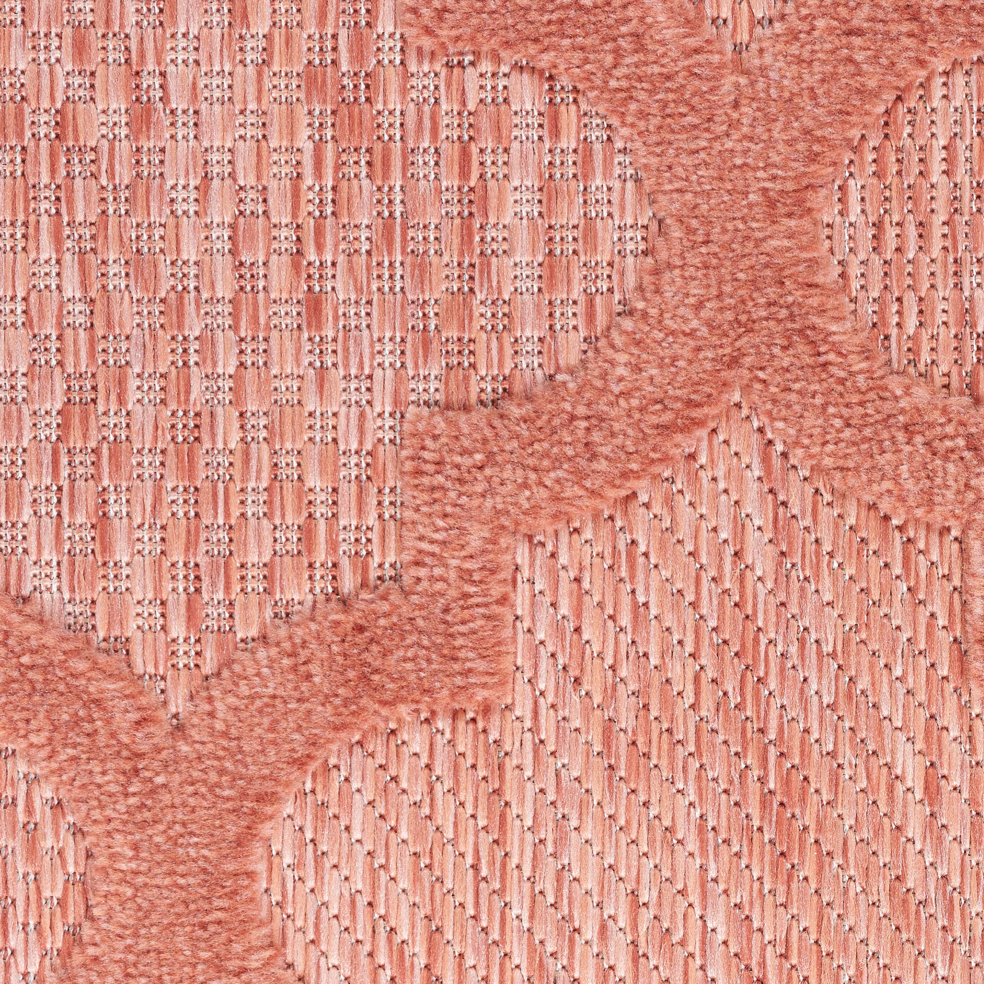 Nourison Home Easy Care  Coral Orange  Contemporary