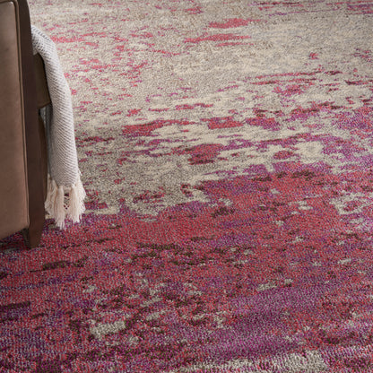 Nourison Home Celestial  Ivory Pink  Contemporary