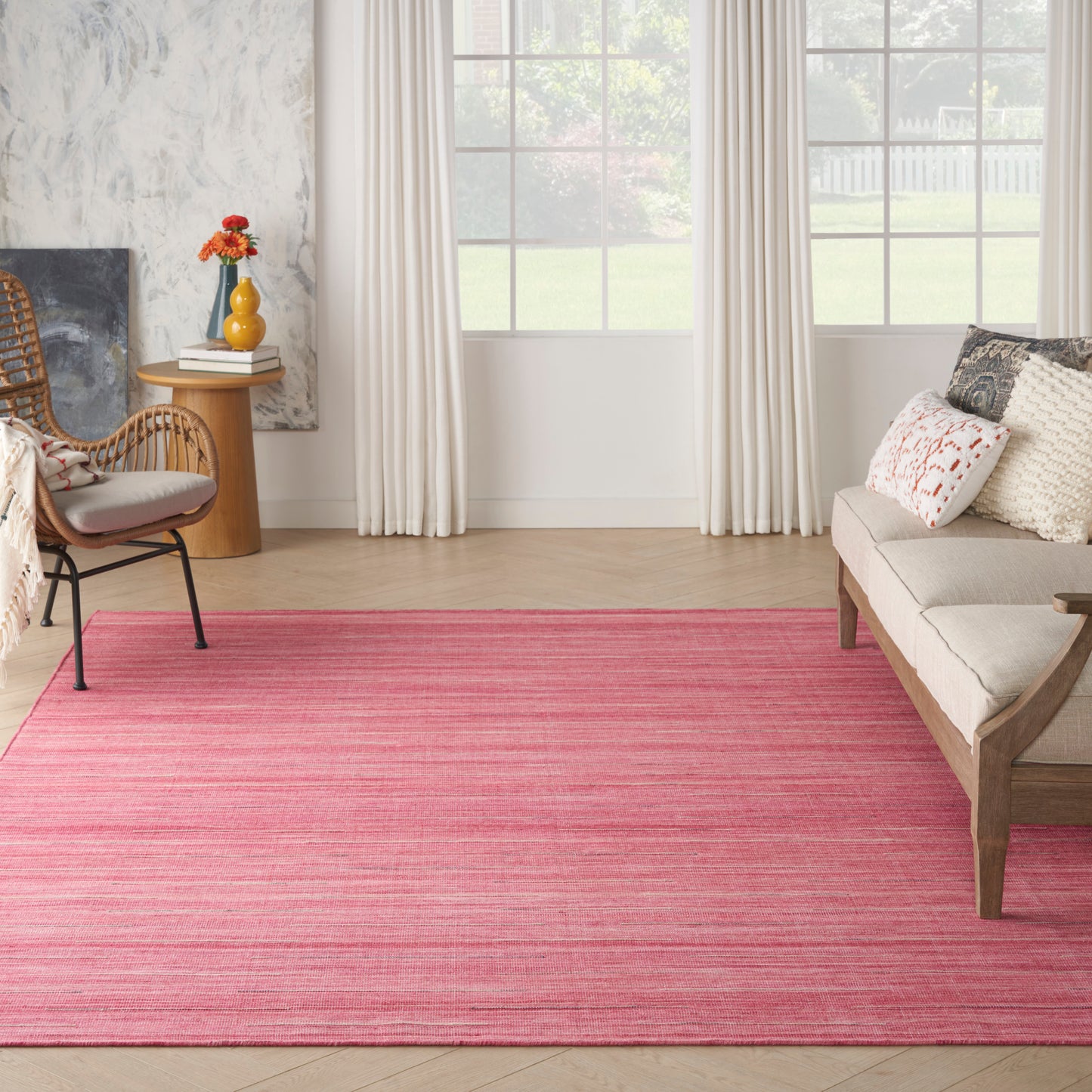 Nourison Home Interweave  Rose  Contemporary