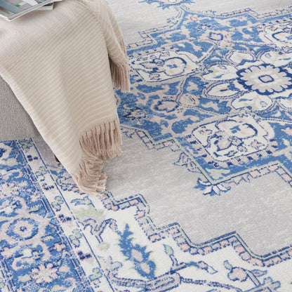 Nourison Home Whimsicle  Grey Blue  Transitional