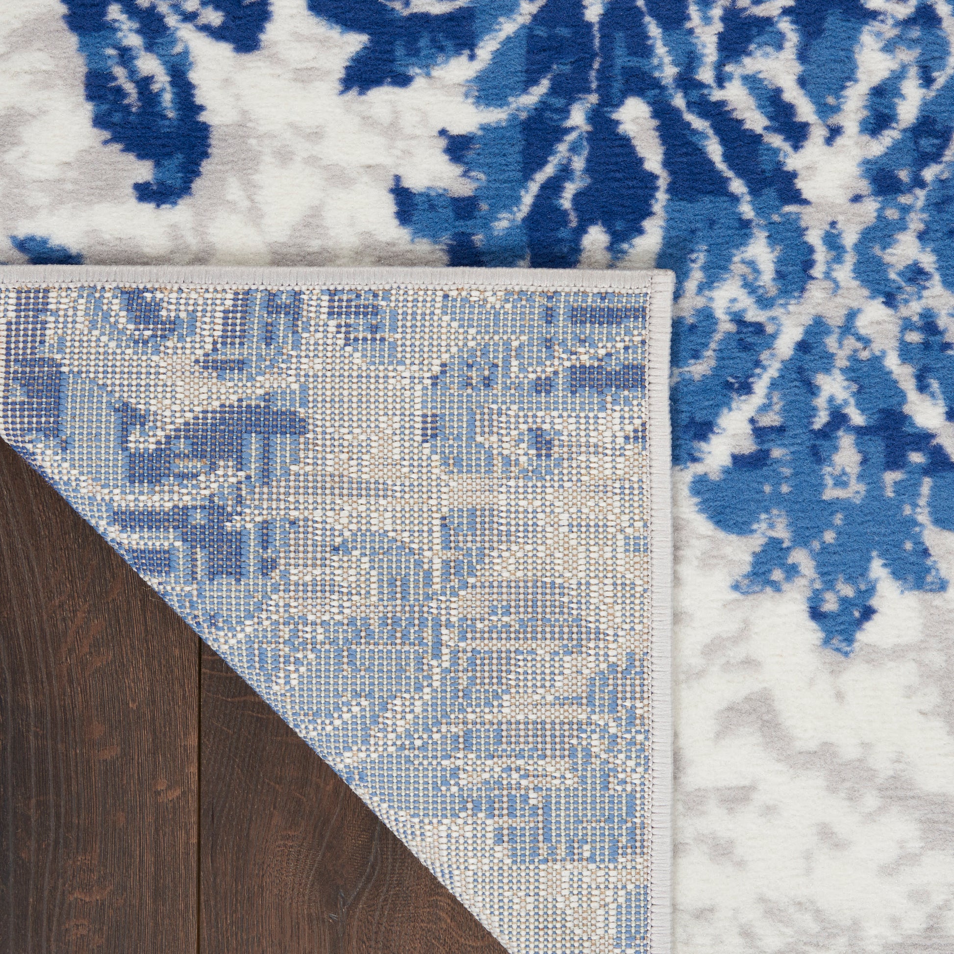 Nourison Home Whimsicle  Ivory Navy  Contemporary