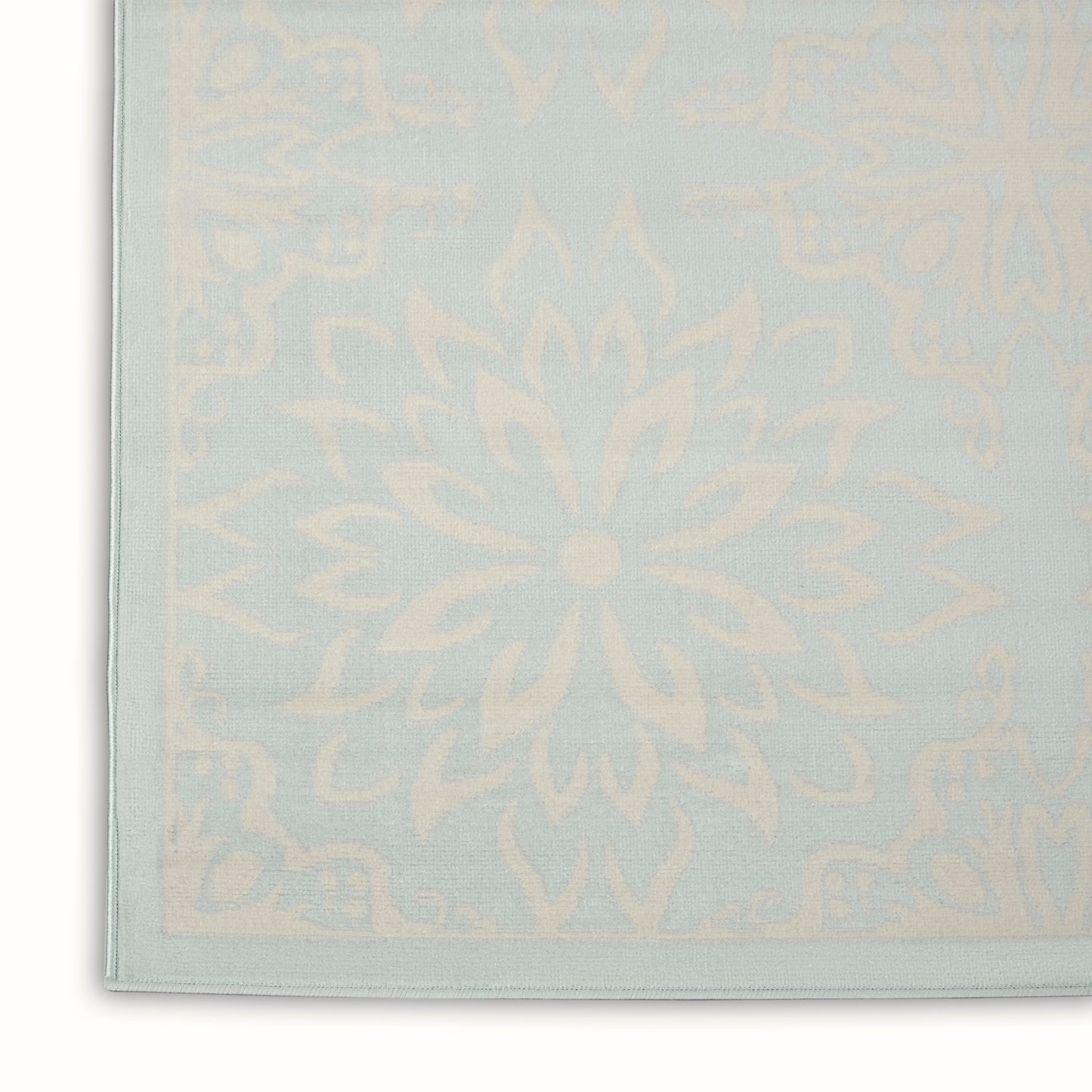 Nourison Home Jubilant  Ivory Light Blue  Transitional
