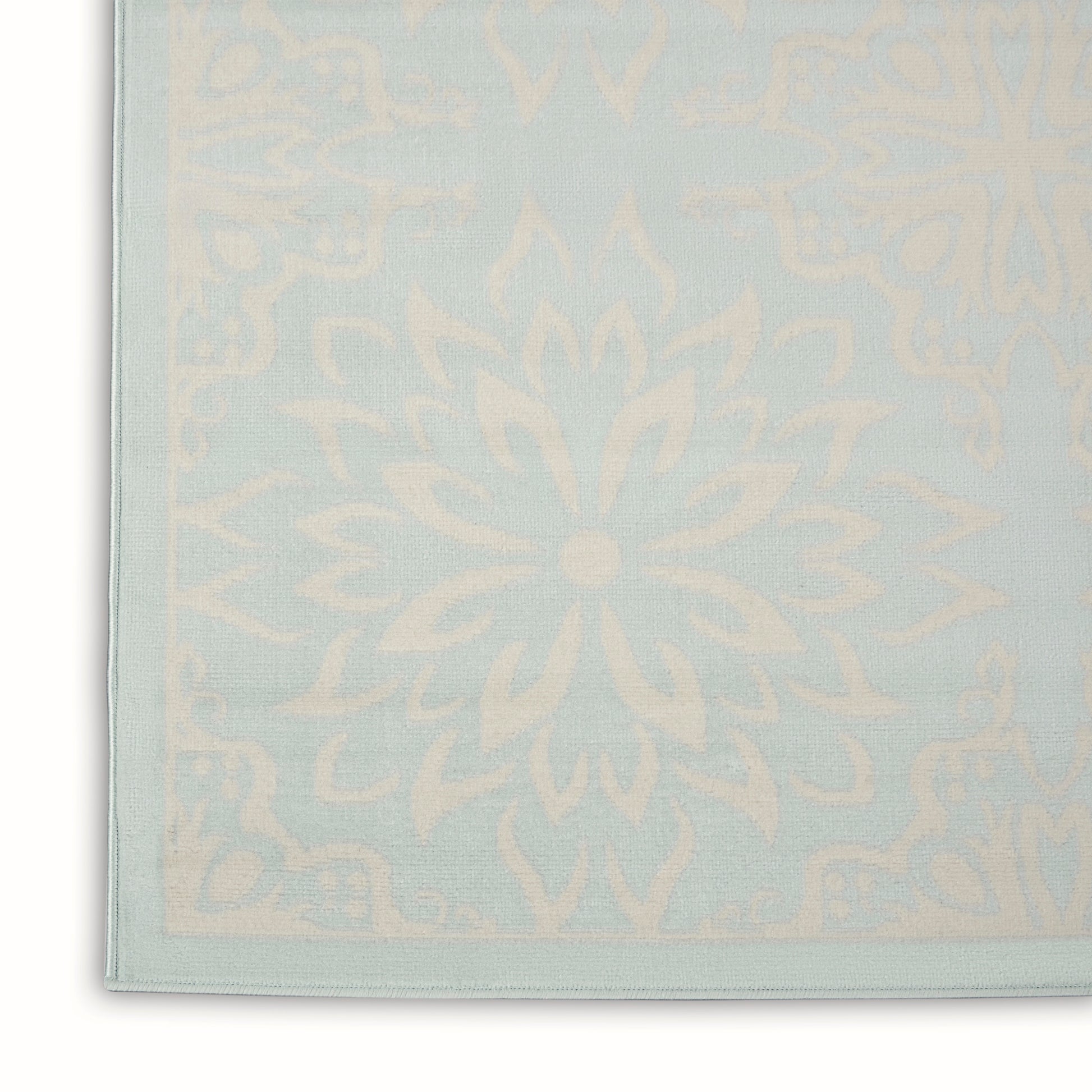 Nourison Home Jubilant  Ivory Light Blue  Transitional