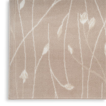 Nourison Home Grafix  Beige  Contemporary
