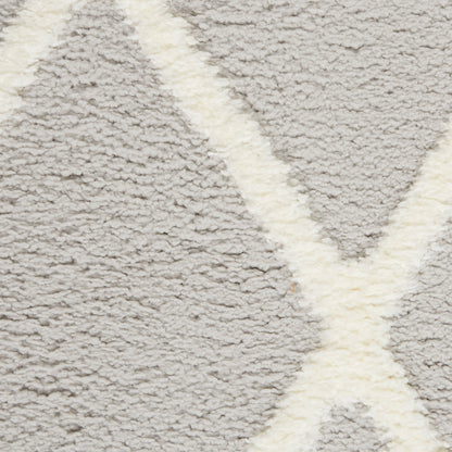 Nourison Home Feather Soft  Grey Ivory  Contemporary