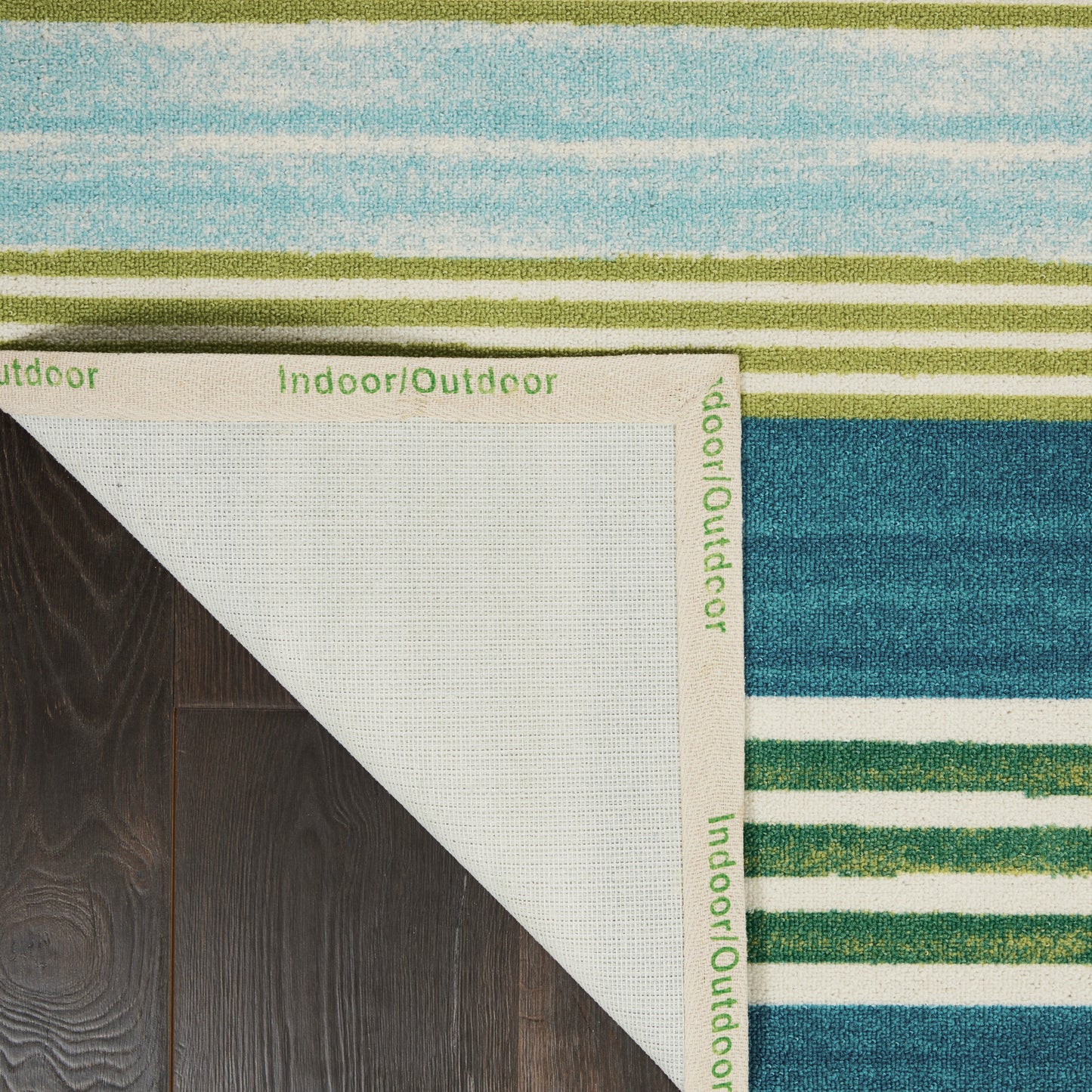 Waverly Sun N Shade  Green Teal  Contemporary