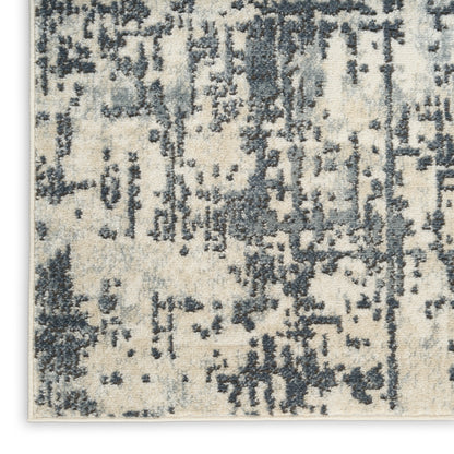 Nourison Home Quarry  Ivory Grey  Contemporary