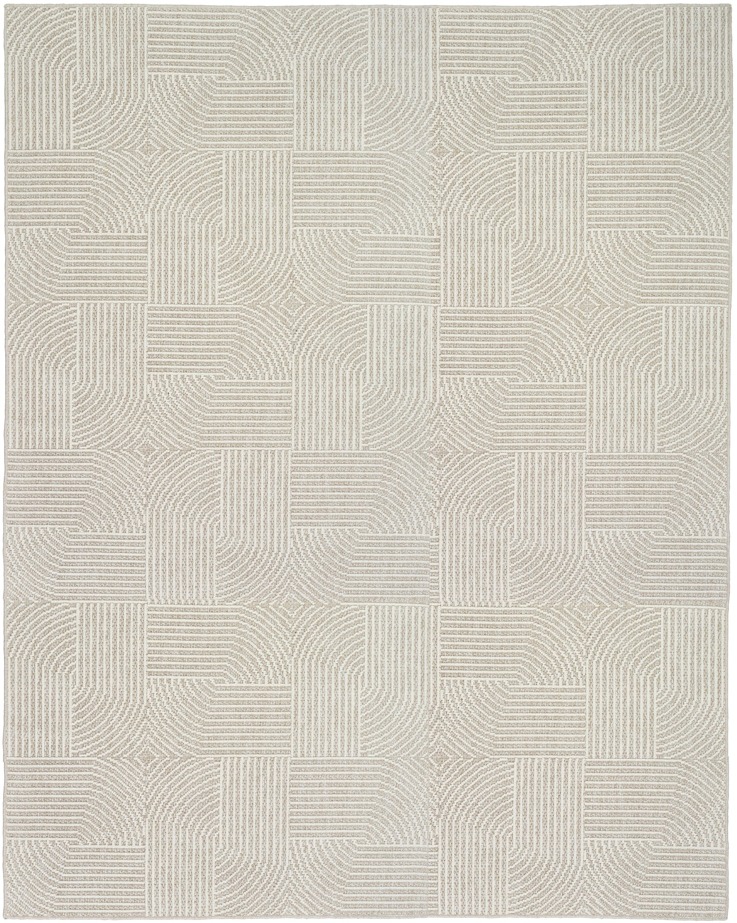 Nourison Home Natural Texture NTX02 Beige Ivory Contemporary Power-loomed Rug