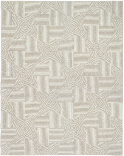 Nourison Home Natural Texture NTX02 Beige Ivory Contemporary Power-loomed Rug