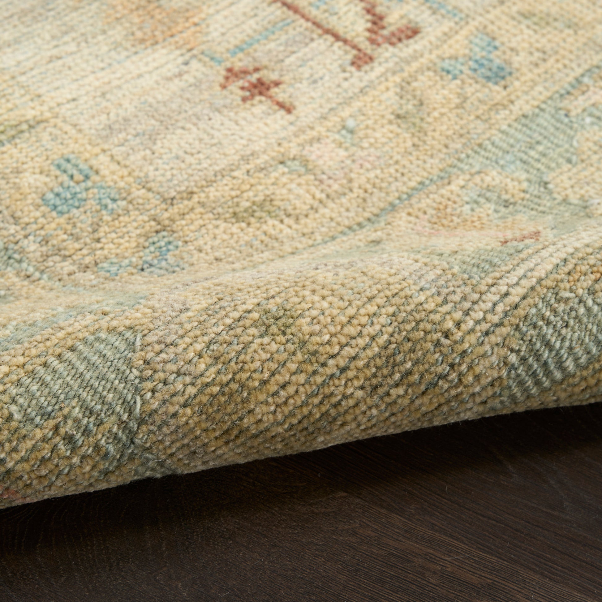 Nourison Home Heritage Vine  Light Blue  Traditional