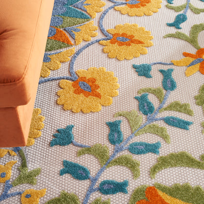 Nourison Home Aloha  Multicolor  Contemporary