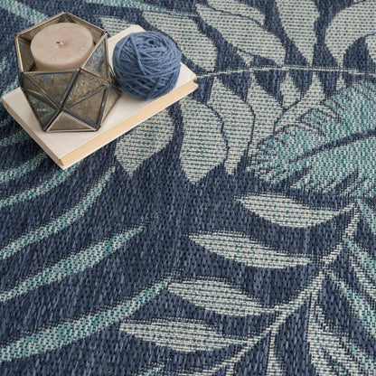 Nourison Home Garden Oasis  Navy  Contemporary