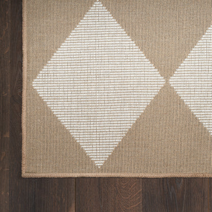 Nourison Home Washable Modern Jute  Natural Ivory  Contemporary