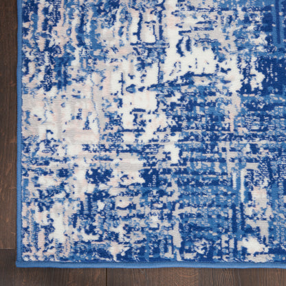 Nourison Home Whimsicle  Blue Ivory  Contemporary