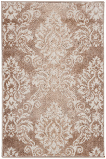 Nourison Home Elation ETN03 Ivory Mocha Traditional Power-loomed Rug