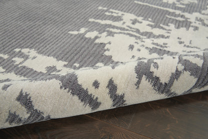 Nourison Home Symmetry  Grey Beige  Contemporary