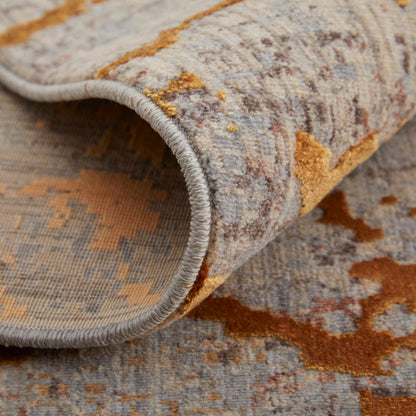 Feizy Pryor  Copper Multi Modern/Casual/Bohemian & Eclectic